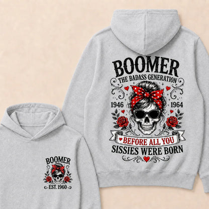 Boomer The Badass Generation – Custom EST. Year Hoodie